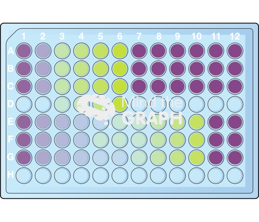 Well plate gradient colors 2 Icons, Symbols, Pictures, and Images