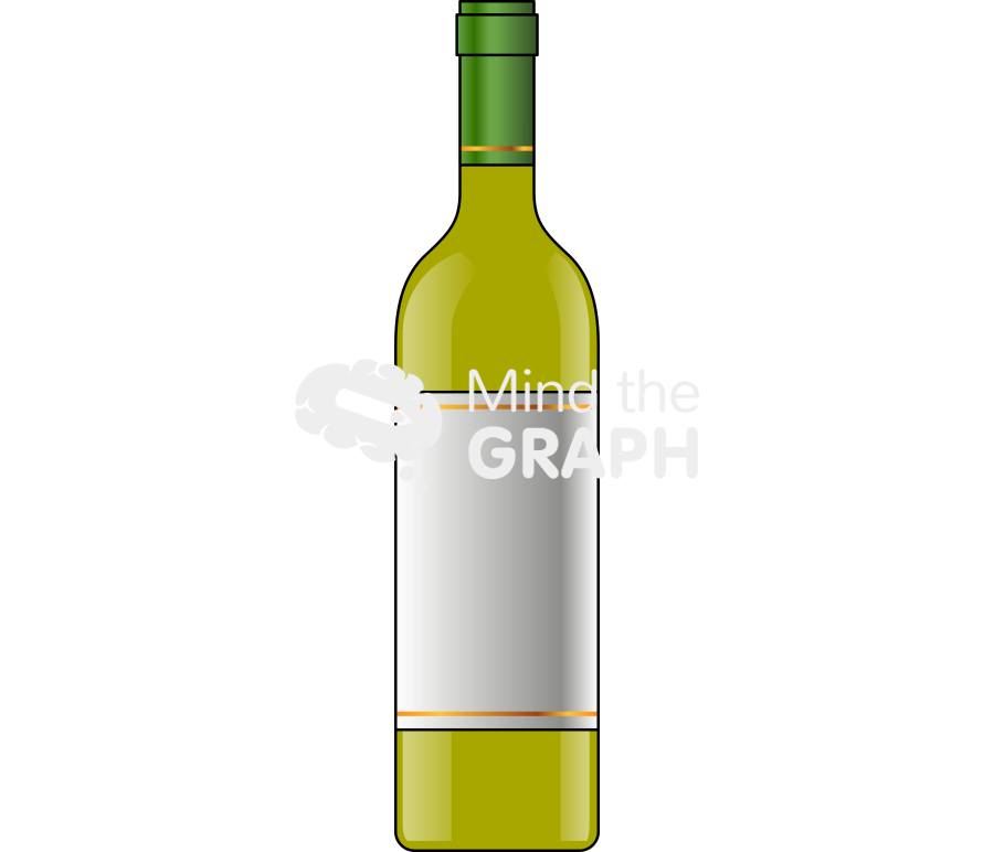 White wine bottle front Icons, Symbols, Pictures, and Images