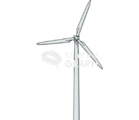 Wind turbine front Icons, Symbols, Pictures, and Images