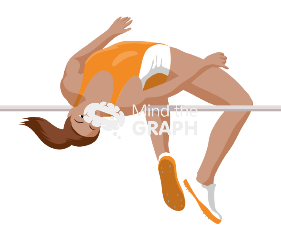 Woman high jump Icons, Symbols, Pictures, and Images