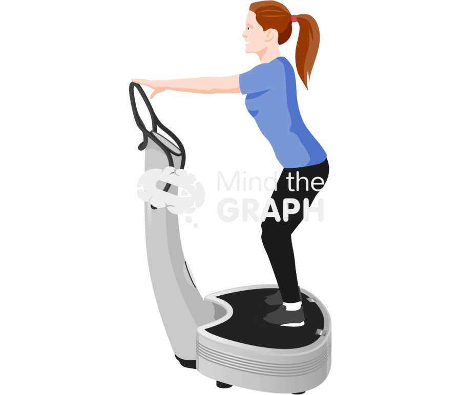 Woman hole body vibration equipment lateral Icons, Symbols, Pictures, and Images