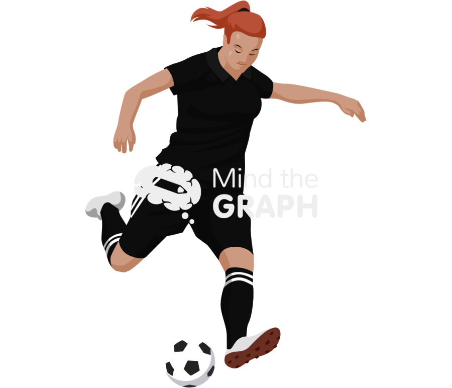 Woman playing soccer ball Icons, Symbols, Pictures, and Images