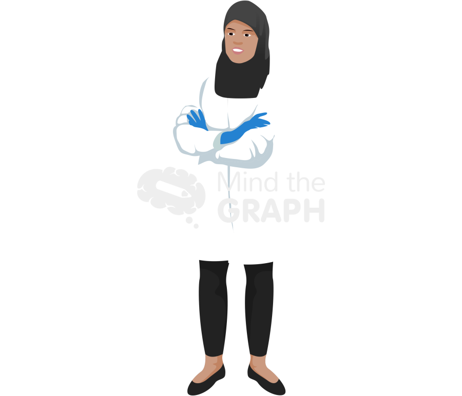 Woman researcher front Icons, Symbols, Pictures, and Images