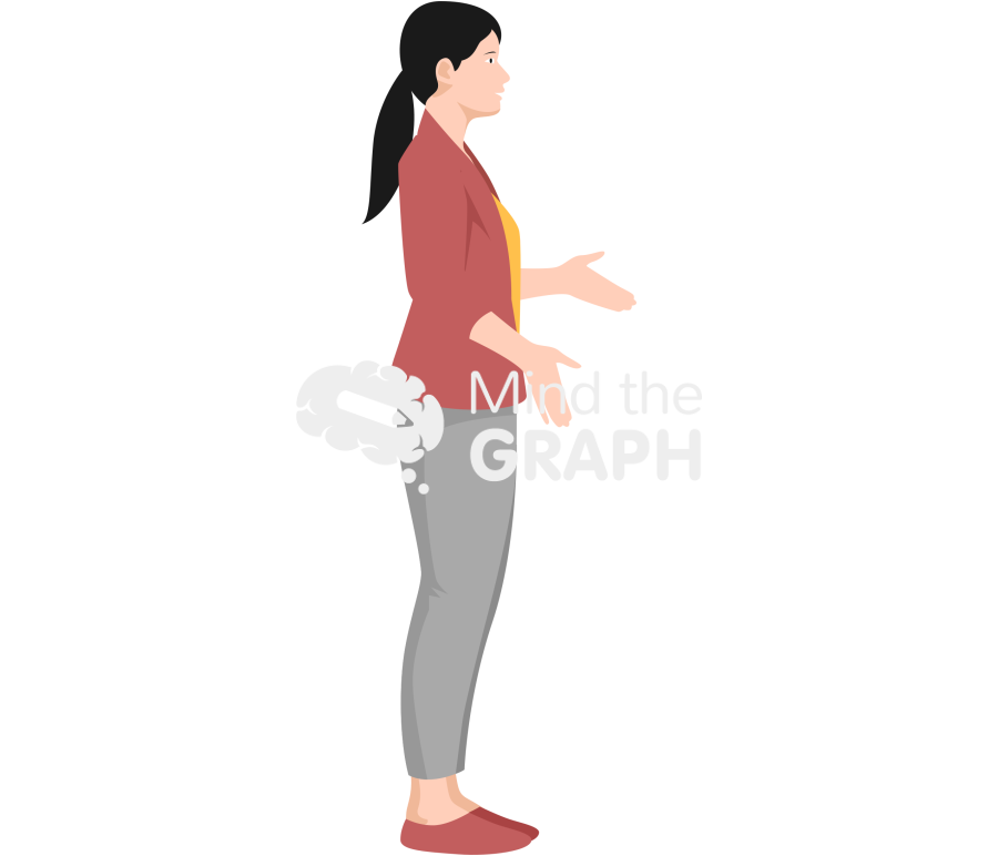 Woman teacher speak lateral Icons, Symbols, Pictures, and Images