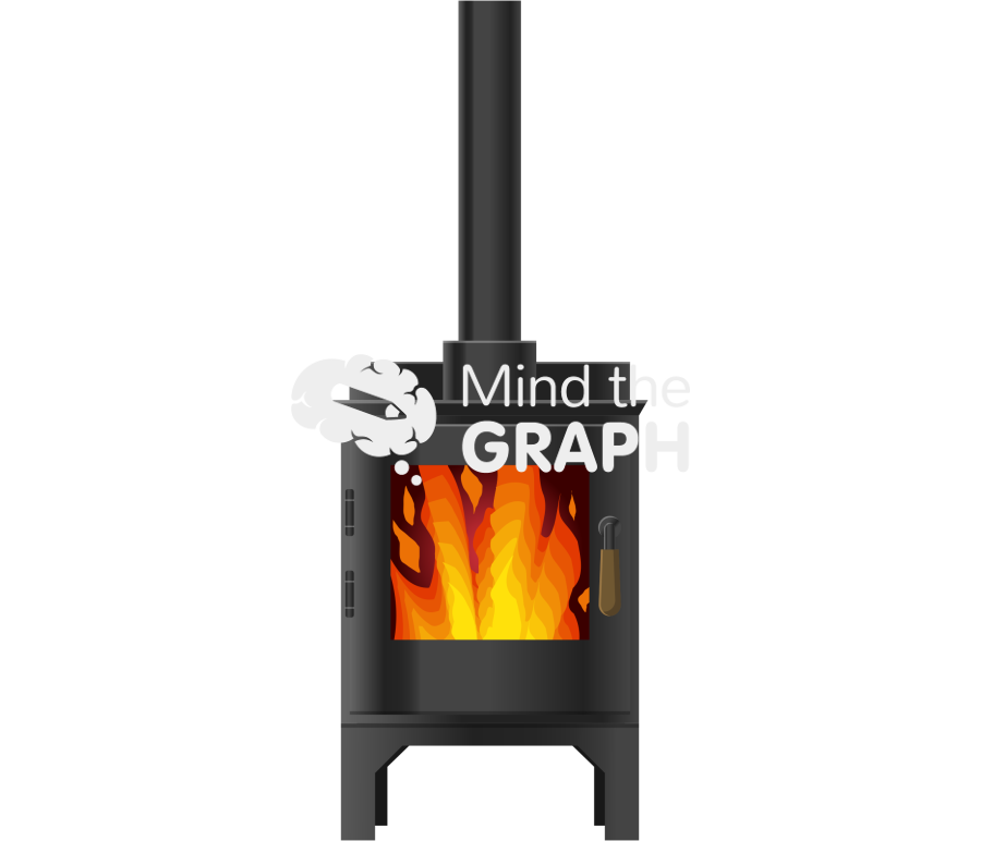 Wood burning stove Icons, Symbols, Pictures, and Images