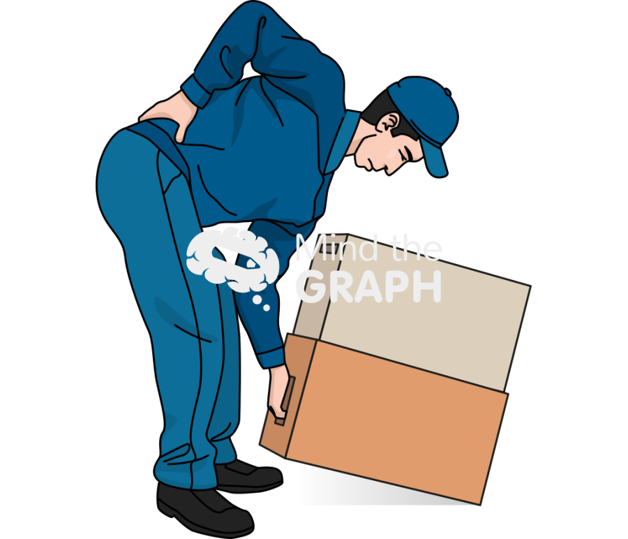 Work back injury man Icons, Symbols, Pictures, and Images