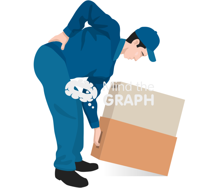 Work back injury man Icons, Symbols, Pictures, and Images