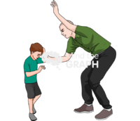 Young child subjected violence Icons, Symbols, Pictures, and Images